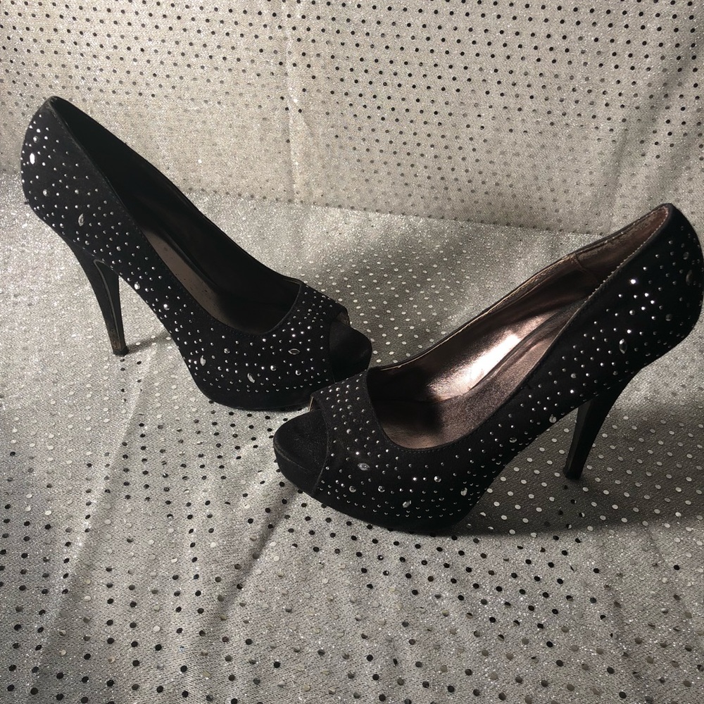 black heels